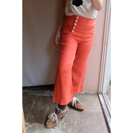 orange marine pants