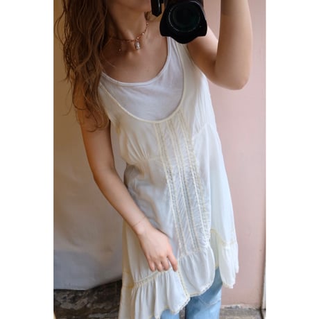 ivory tunic one-piece