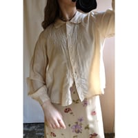 ivory embroidery blouse
