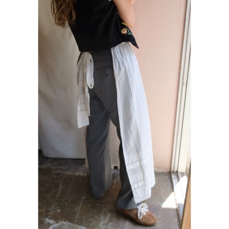 vintage white apron