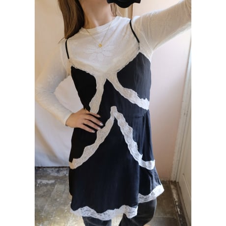 black camisole one-piece