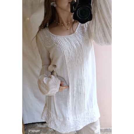 white chiffon blouse