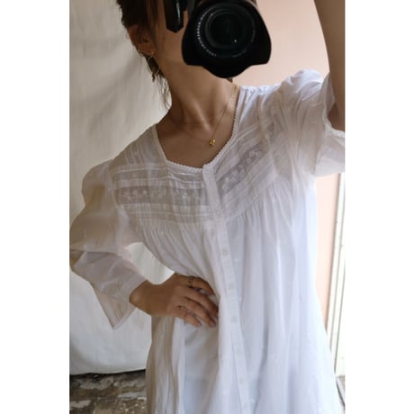 white embroidery one-piece