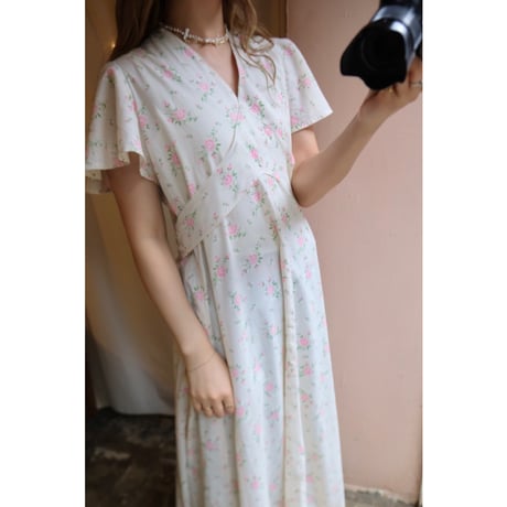 vintage flower one-piece
