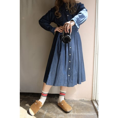 denim one-piece