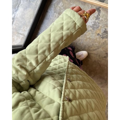 green quilting  jacket