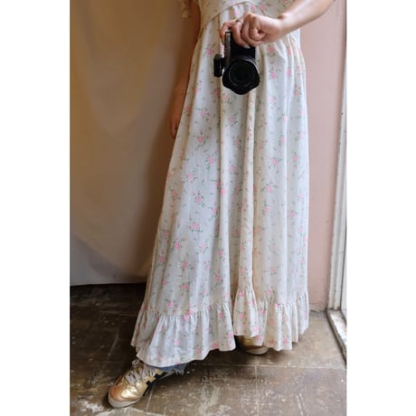 vintage flower one-piece