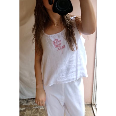 cross-stitch tank top