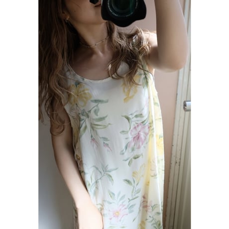 white flower one-piece