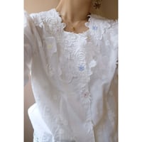 flower dot blouse