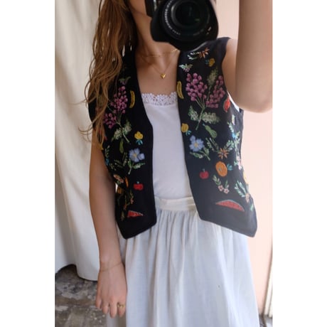 black fruit vest