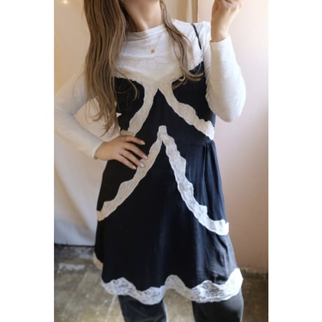 black camisole one-piece
