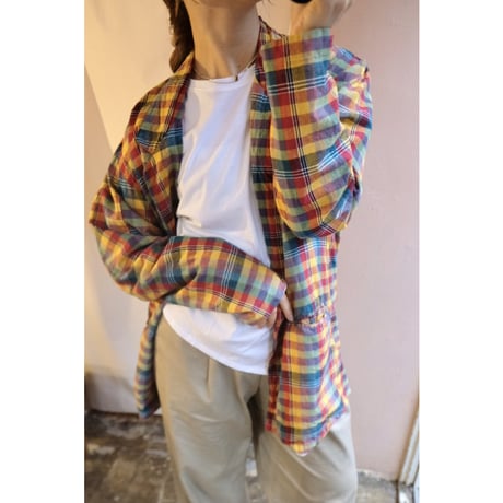 colorful check jacket