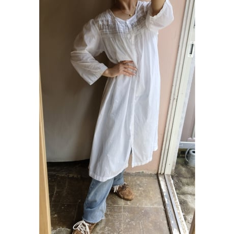 white embroidery one-piece