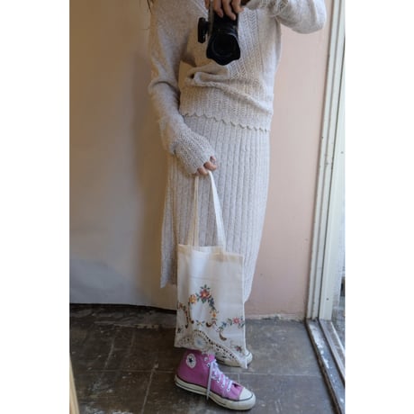 ivory knit set up