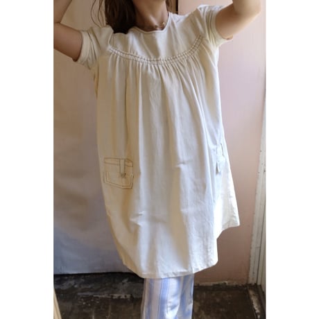 ivory short one-piece