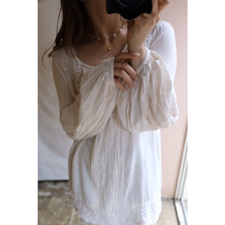 white chiffon blouse