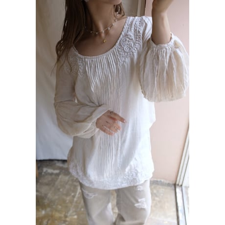 white chiffon blouse