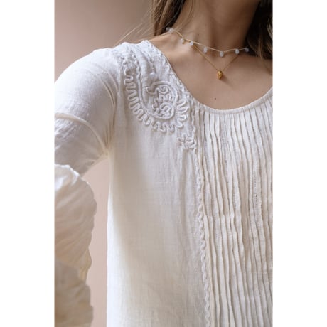 white chiffon blouse