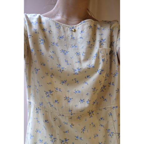 soft yellow flower one-piece