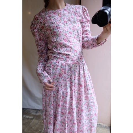pink rose one-piece