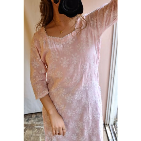 milky pink one-piece