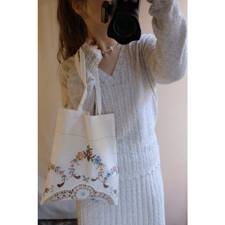ivory knit set up