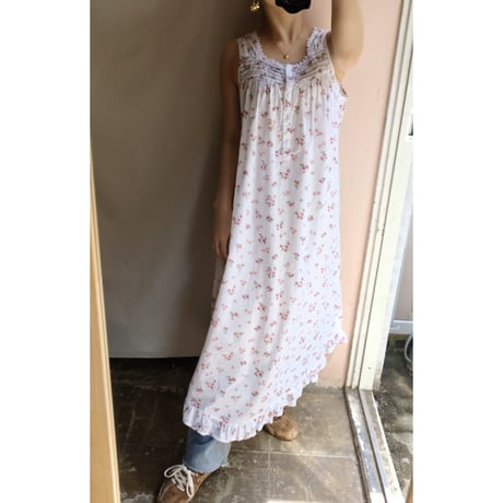 pink flower one-piece