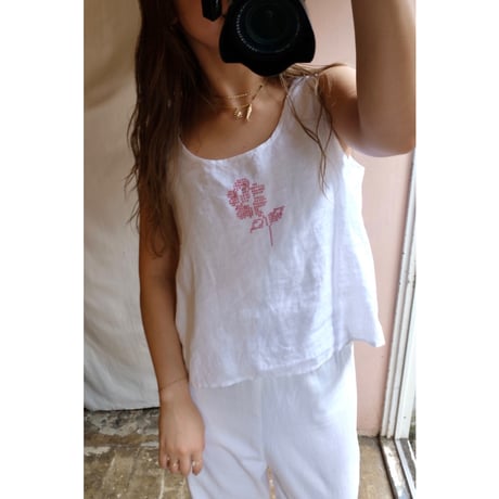 cross-stitch tank top