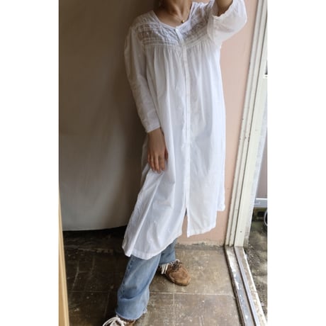 white embroidery one-piece