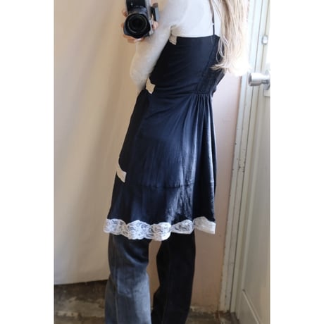 black camisole one-piece