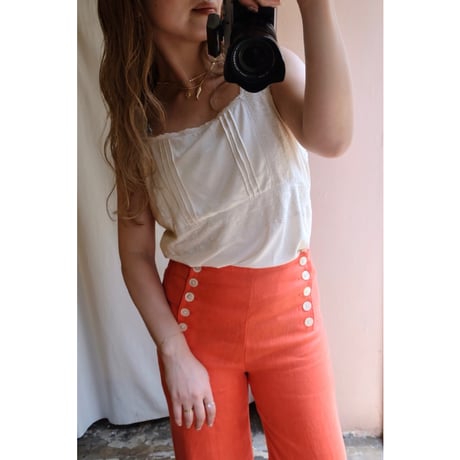orange marine pants