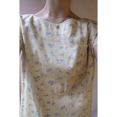 soft yellow flower one-piece
