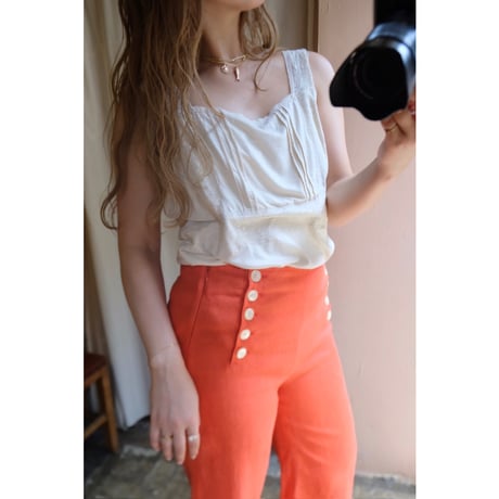 orange marine pants