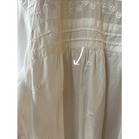 white embroidery one-piece