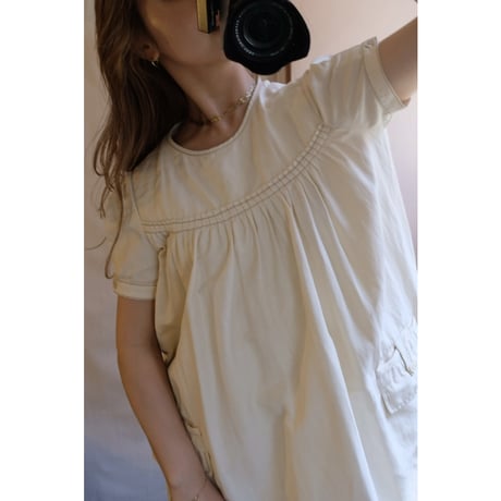 ivory short one-piece