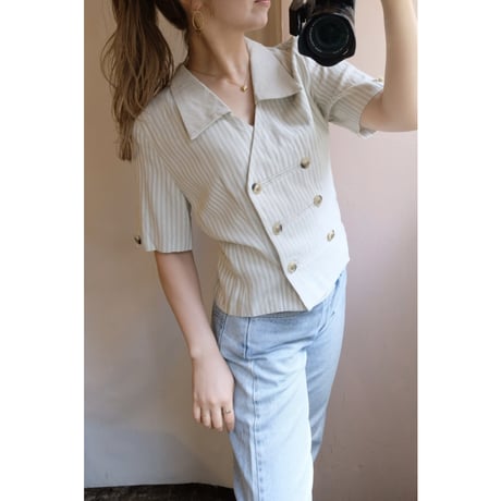 stripe blouse