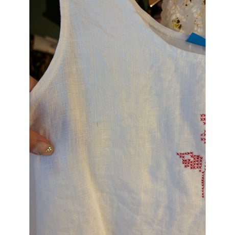 cross-stitch tank top