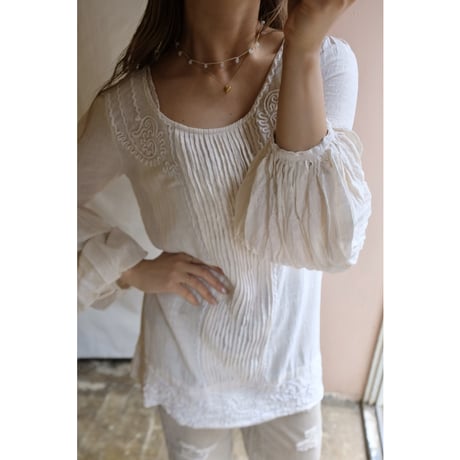 white chiffon blouse