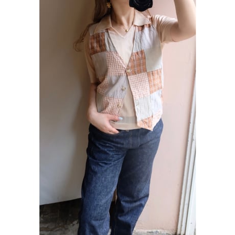 orange check vest