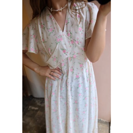 vintage flower one-piece
