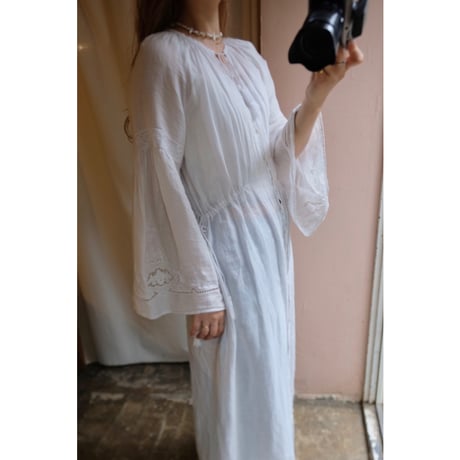 white embroidery one-piece