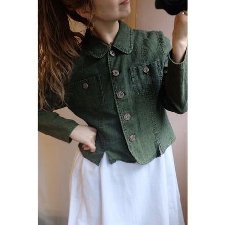 green jacket