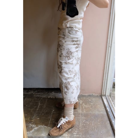 ivory rose skirt