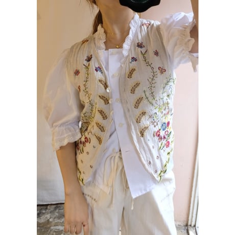 embroidery vest