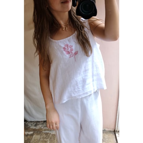 cross-stitch tank top