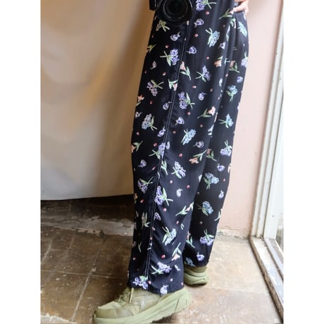 black flower overall