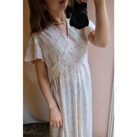 vintage flower one-piece