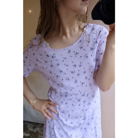 lavender flower one-piece
