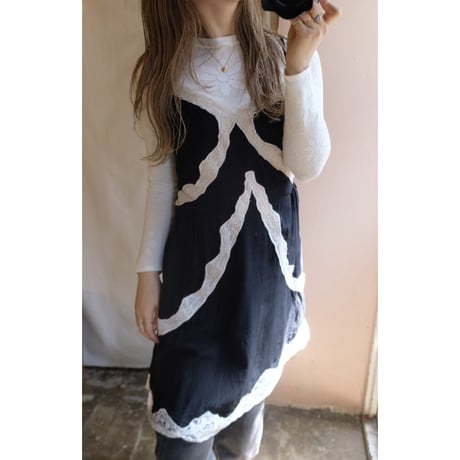 black camisole one-piece